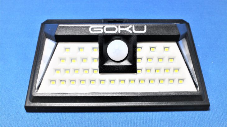 GOKU センサーライト 18650電池内蔵 防水仕様【大容量バッテリーで明るさ持続】